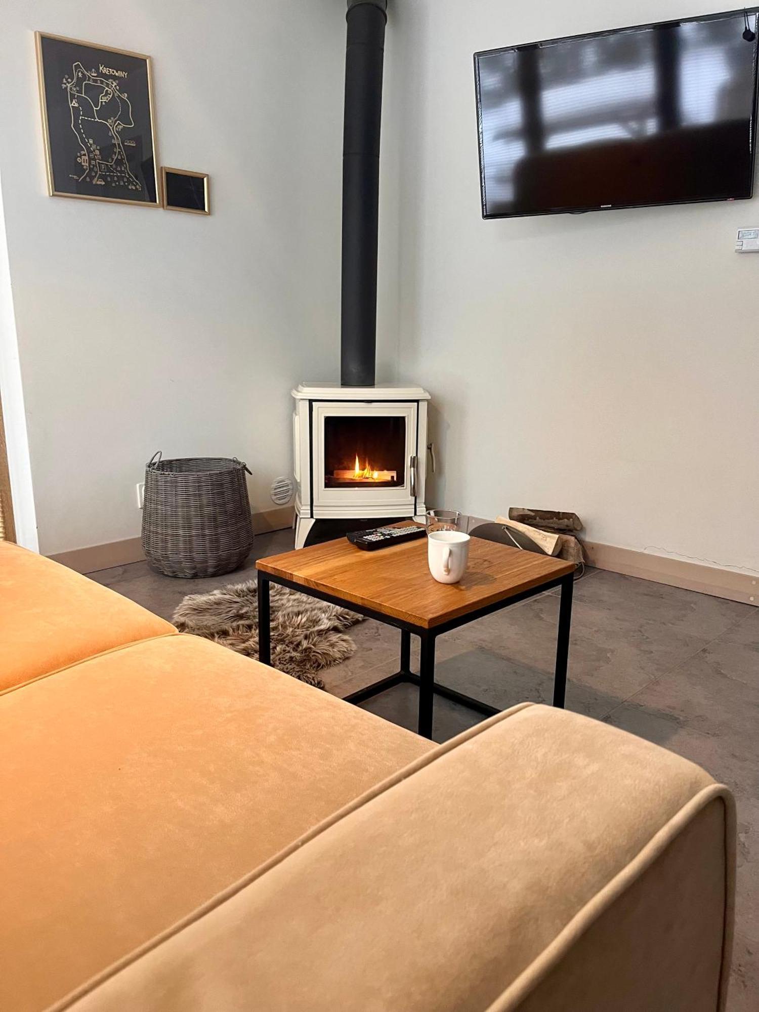 Mazursko - Komfortowe Apartamenty Nad Jeziorem, Sauna, Kominki Na Parterze Kretowiny Exterior foto